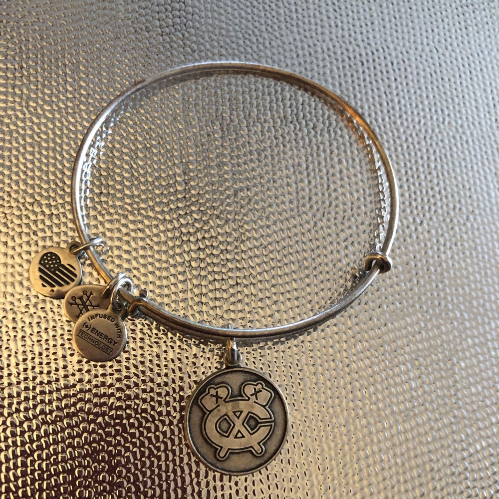 Chicago Blackhawks Silver Bracelet